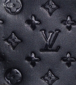 LV leather No.2(black),Louis Vuitton leather,LV leather
