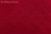 LV leather No.10(red and this one is regular size letter）