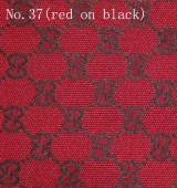 Gucci Fabric No.37 (black on red)